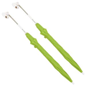 vidaXL Slnečn&iacute;ky ku kempingovej stoličke 2 ks zelen&eacute; 105 cm