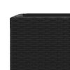 vidaXL Z&aacute;hradn&eacute; kvetin&aacute;če 2 ks čierne 40x40x80 cm polyratan