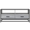 vidaXL Konferenčný stolík sivá sonoma 100x50x45cm kompozitné drevo+kov