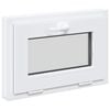 vidaXL Podkrovn&eacute; okno RISOR 60 x 40 cm PVC a sklo Biela