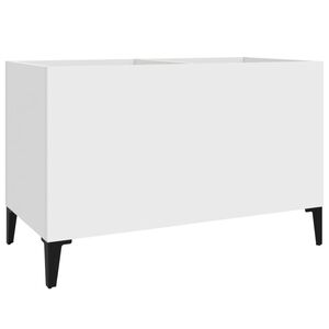 vidaXL Skrinka na platne biela 74,5x38x48 cm kompozitn&eacute; drevo
