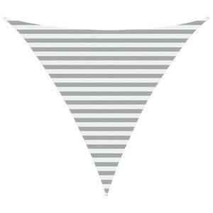 vidaXL Slnečn&aacute; plachta Svetlo &scaron;ed&aacute; a biela 3 x 3 x 3 m