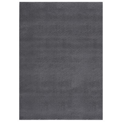 vidaXL Prateľný koberec, huňatý, krátky vlas 120x170 cm, protišmykový