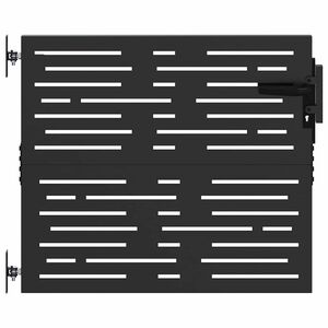 vidaXL Z&aacute;hradn&aacute; br&aacute;na 85 x 100 cm Povrchovo upraven&aacute; oceľ Zamykateľn&eacute;