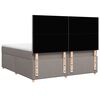 vidaXL Posteľn&yacute; r&aacute;m boxspring s matracom sivohned 180x200 cm l&aacute;tka