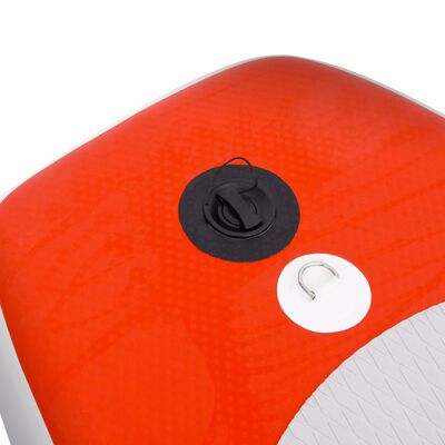 vidaXL Nafukovací Stand up paddleboard, červený 300x76x10 cm