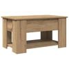vidaXL Konferenčn&yacute; stol&iacute;k Artisan Dub 79x49x41 cm Upraven&eacute; drevo