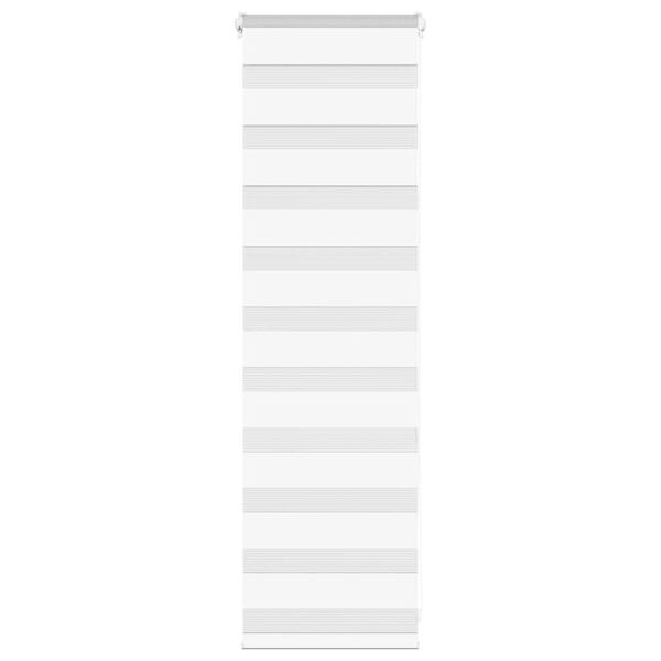 vidaXL Zebra roleta biela 40x100 cm &scaron;&iacute;rka l&aacute;tky 35,9 cm polyester