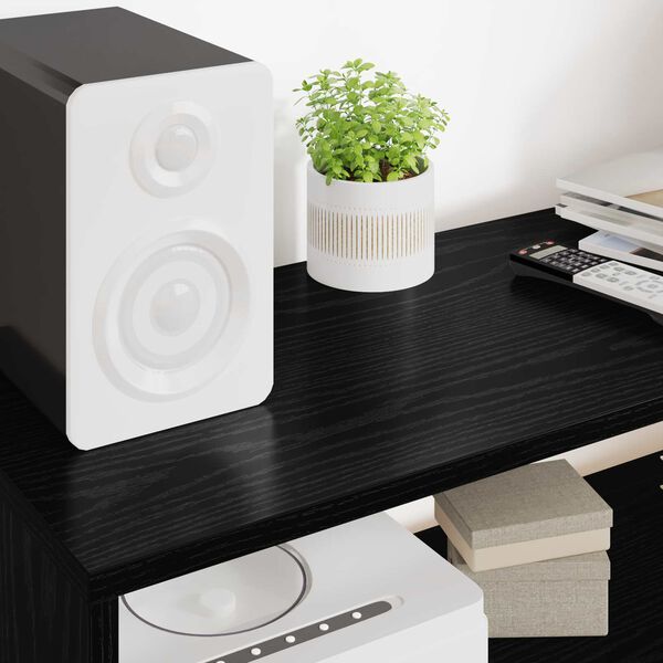 vidaXL TV skrinka Čierny dub 100 x 30 x 40 cm Kompozitn&eacute; drevo