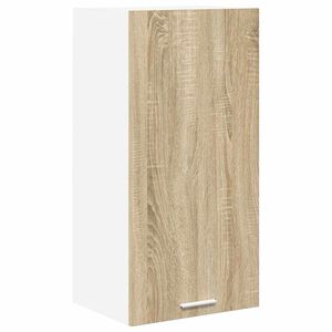 vidaXL Z&aacute;vesn&aacute; skrinka s &uacute;ložiskom Sonoma dub a biela 40 x 31 x 80 cm