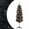 vidaXL Umel&yacute; &scaron;t&iacute;hly vianočn&yacute; stromček s vianočnou guľou 120 cm 150 LED
