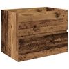 VidaXL drezová skrinka so vstavaným umývadlom a batériou Old Wood