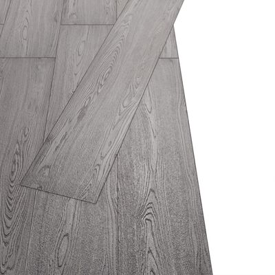 vidaXL Nesamolepiace podlahové dosky, PVC 5,26 m² 2 mm, tmavosivé