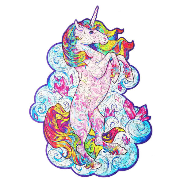 UNIDRAGON 195-dielna drev. skladačka Inspiring Unicorn stredn&aacute; 26x32cm