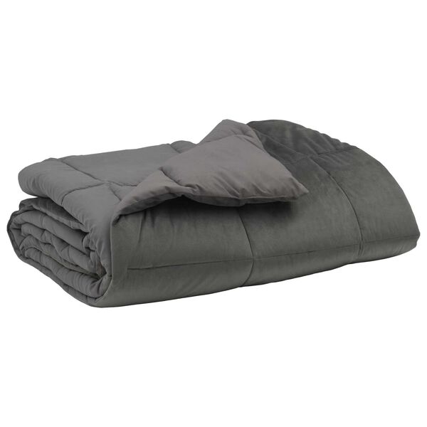 vidaXL Prikr&yacute;vka na cel&yacute; rok Svetlosiv&aacute; 200 x 220 cm Mikrovl&aacute;kno