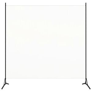 vidaXL 1-panelov&yacute; parav&aacute;n biely 175x180 cm l&aacute;tka
