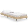 vidaXL Posteľn&yacute; r&aacute;m bez matraca dub sonoma 75x190 cm kompozitn&eacute; drevo