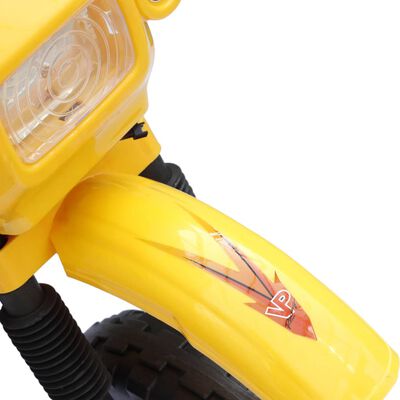 Elektrická motorka pre deti žltá