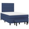 vidaXL Boxspring posteľ s matracom modr&aacute; 120x190 cm l&aacute;tka