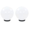 vidaXL LED lampy v tvare gule 2 ks, 20 cm, PMMA