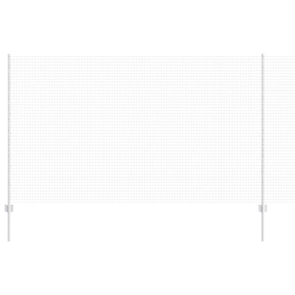 vidaXL Plot s podperou Strieborn&aacute; 1,4 x 10 m Oceľ