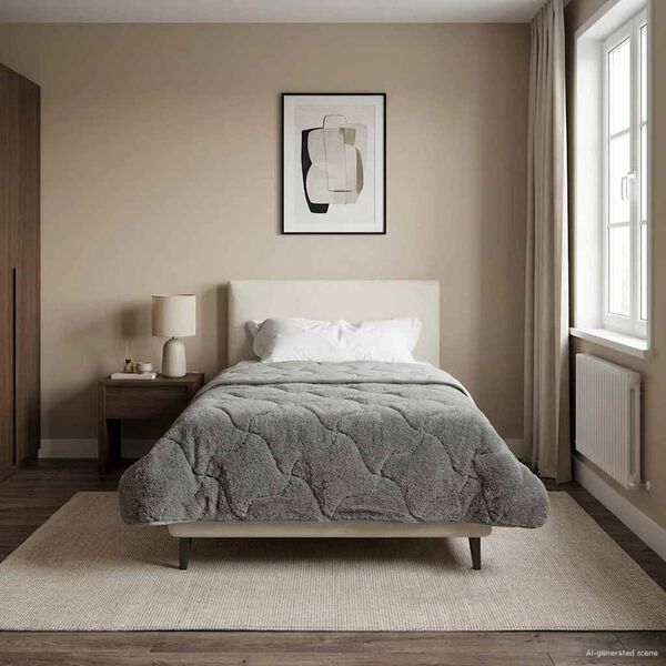 vidaXL Prikr&yacute;vka na cel&yacute; rok &Scaron;nurovan&yacute; Antracit 140 x 220 cm