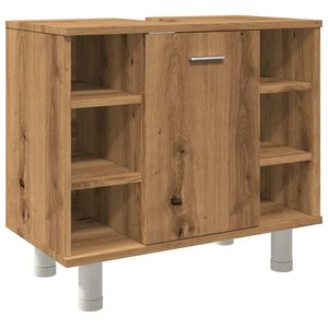 vidaXL K&uacute;peľňov&aacute; skrinka Dub Artisan 60x32x53,5 cm Drevo