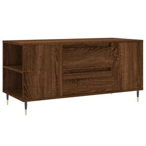 vidaXL Konferenčn&yacute; stol&iacute;k hned&yacute; dub 102x44,5x50 cm kompozitn&eacute; drevo