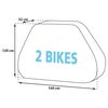 Eurotrail Kryt na bicykel na zadnú stranu karavanu pre 2 bicykle