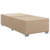 vidaXL Boxspring posteľ s matracom kapučínová 80x200 cm umelá koža