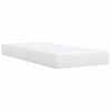 vidaXL Boxspring posteľ s matracom biela 90x190 cm umelá koža