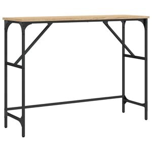 vidaXL Konzolov&yacute; stol&iacute;k dub sonoma 100x32x75 cm kompozitn&eacute; drevo