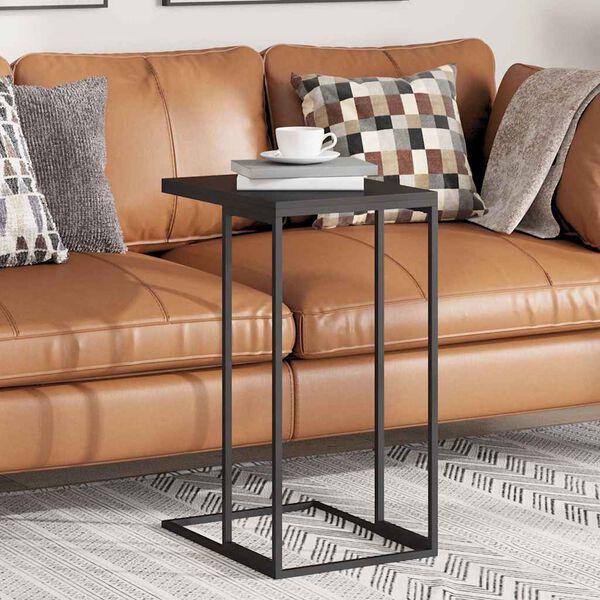 vidaXL Pr&iacute;ručn&yacute; stol&iacute;k, čierny 40x30x59 cm, kompozitn&eacute; drevo