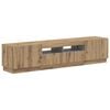 vidaXL 5-dielny LED TV kabinet Dub artisan Kompozitn&eacute; drevo