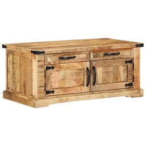 vidaXL Konferenčn&yacute; stol&iacute;k Hned&aacute; 90 x 50 x 40 cm Mas&iacute;vne mango drevo