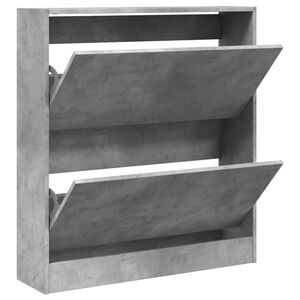 vidaXL Botn&iacute;k bet&oacute;novo siv&yacute; 80x21x87,5 cm kompozitn&eacute; drevo