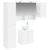 vidaXL Set kabinetov do k&uacute;peľne 5 pcs Biela 50 x 14,5 x 70 cm