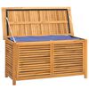 vidaXL Z&aacute;hradn&yacute; &uacute;ložn&yacute; box s vreckom 114x50x58 cm mas&iacute;vny teak