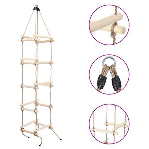 vidaXL Detsk&yacute; lanov&yacute; rebr&iacute;k 200 cm dreven&yacute;