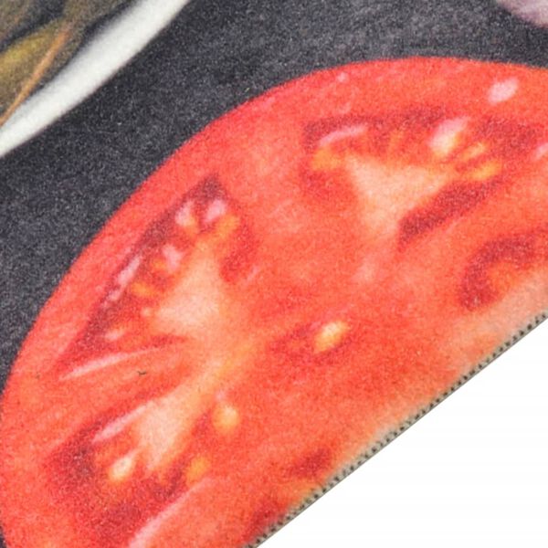 vidaXL Kuchynský koberec umývateľný Wine & Dinner 60x300 cm zamat