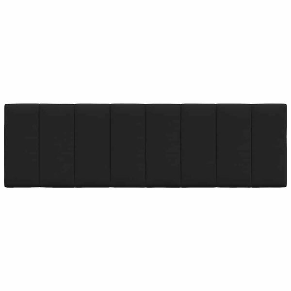 vidaXL Vank&uacute;&scaron; na čelo postele Hanko čierny 160 cm l&aacute;tka