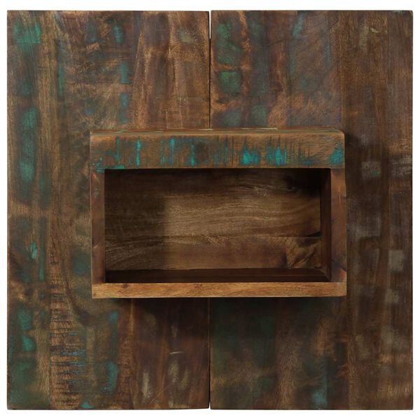 VidaXL Nočná skrinka Viacfarebná Rekultivované masívne drevo