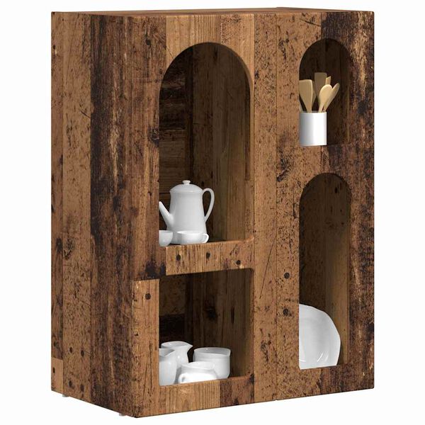 vidaXL Serv&iacute;rovacia skriňa Star&eacute; drevo 59 x 35 x 80.5 cm