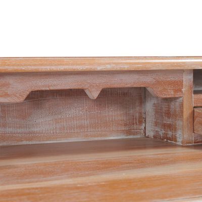 vidaXL Písací stôl 90x50x98 cm mahagónový masív