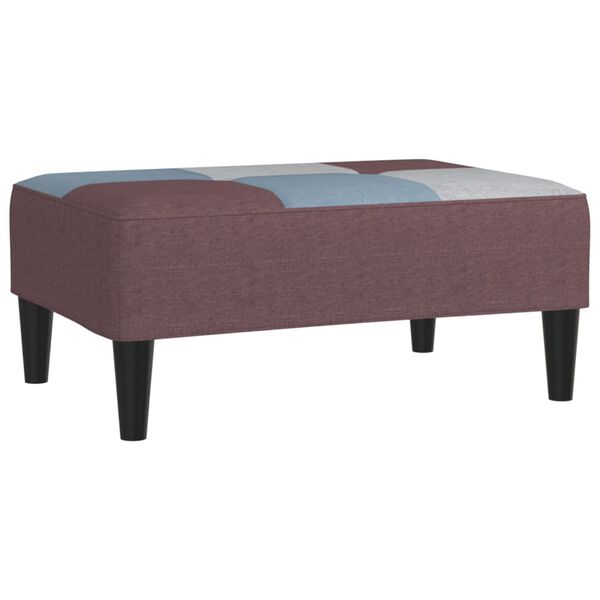 vidaXL Podnožka patchwork vzor 78x56x32 cm l&aacute;tkov&aacute;