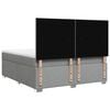 vidaXL Boxspring posteľ s matracom bledosiv&aacute; 180x200 cm l&aacute;tka