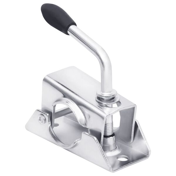 vidaXL Svorky na oporn&eacute; koleso 2 ks 13,5x6,5x14 cm, pozinkovan&aacute; oceľ