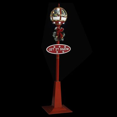 vidaXL Vianočná pouličná lampa so Santom 175 cm LED