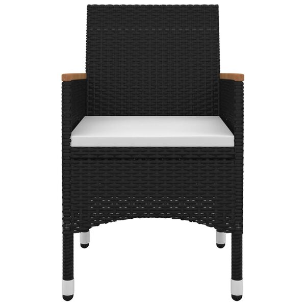 vidaXL 5-dielny vonkaj&scaron;&iacute; jed&aacute;lensk&yacute; set so sed&aacute;kmi polyratan a sklo