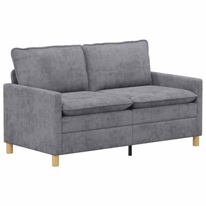vidaXL Pohovka Svetlosiv&aacute; 156 x 81 x 87,5 cm Polyester
